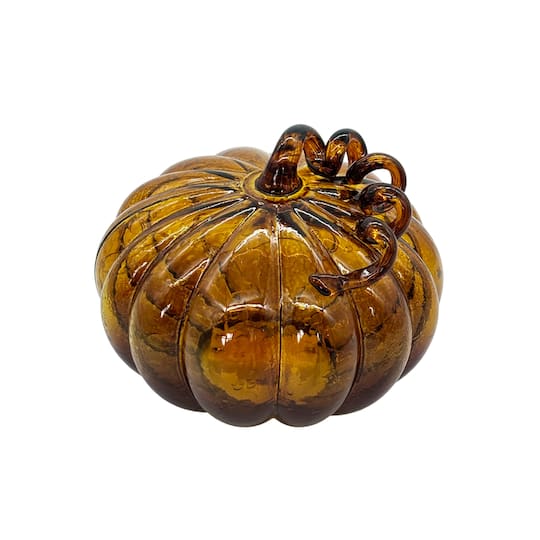 5" LED Glass Pumpkin Décor by Ashland®
